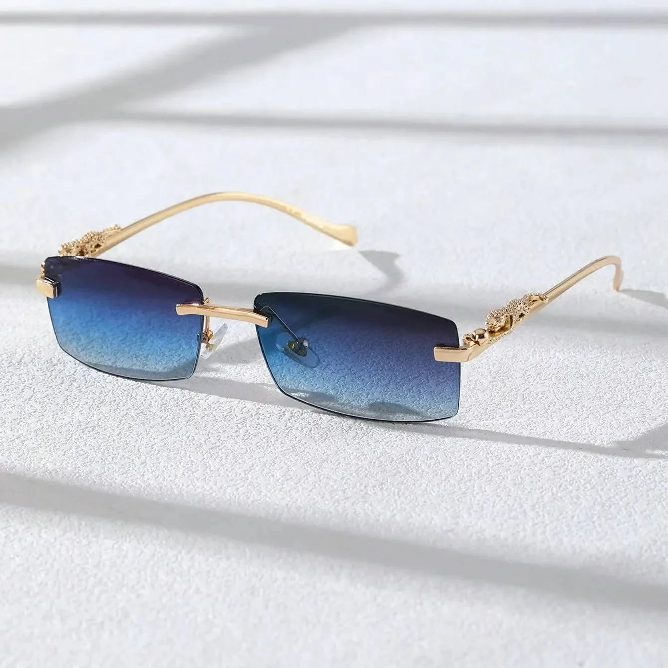 Rimless Square Glasses – Chic Lightweight Stylish Eyewear