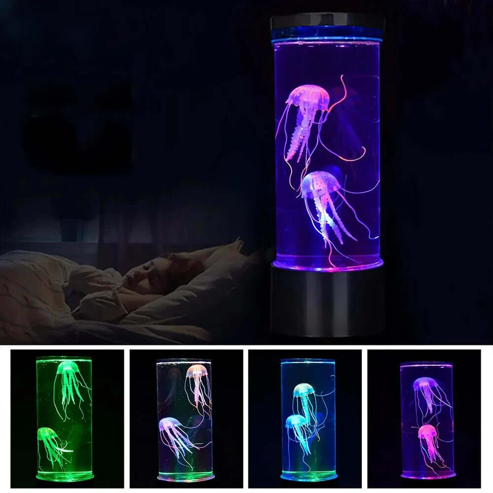 LED Lava Lamp – Jellyfish Mood Light for Relaxation