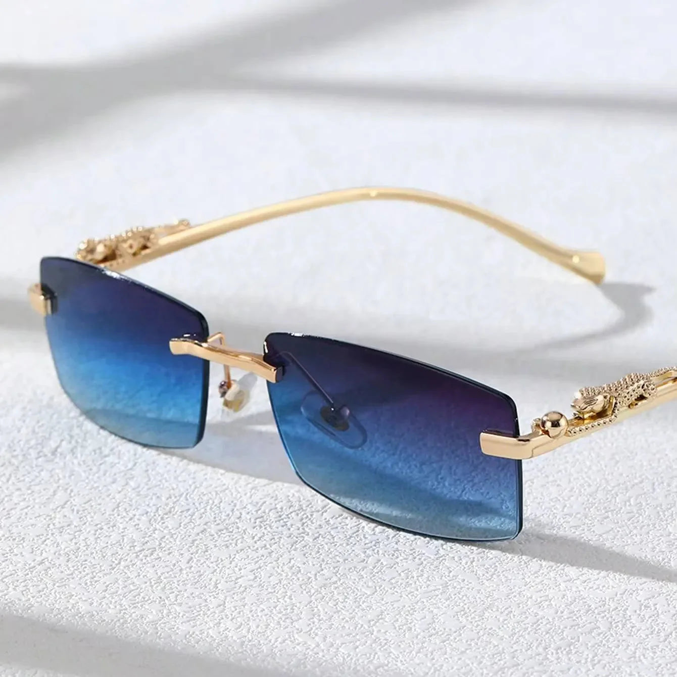 Rimless Square Glasses – Chic Lightweight Stylish Eyewear
