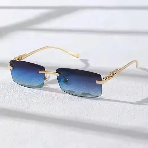 Rimless Square Glasses – Chic Lightweight Stylish Eyewear