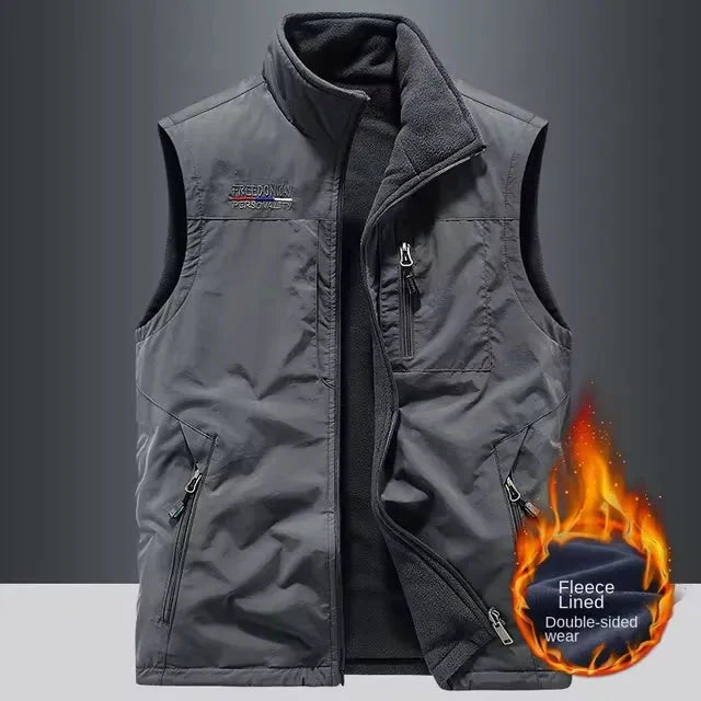 Men's Heated Vest – Casual Warm Jacket for Outdoor Use