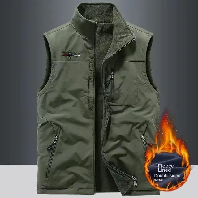 Men's Heated Vest – Casual Warm Jacket for Outdoor Use