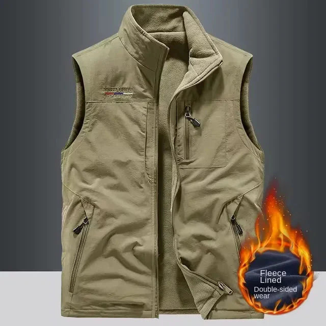 Men's Heated Vest – Casual Warm Jacket for Outdoor Use