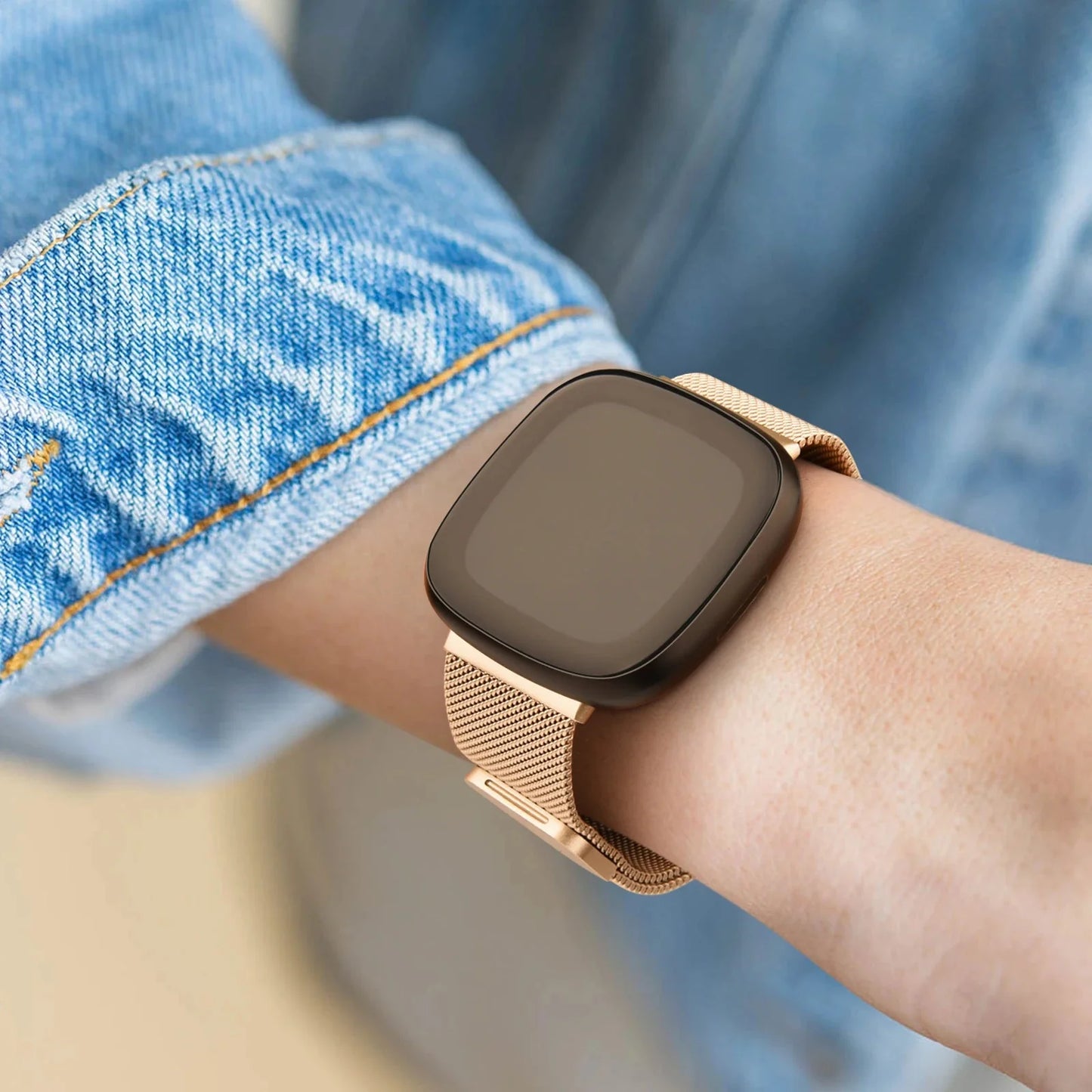 Fitbit Versa Magnetic Strap – Stylish Adjustable Band for Fitness Tracking