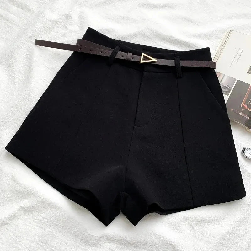 Women's A-Line Shorts – Chic Belted Summer Style