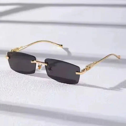 Rimless Square Glasses – Chic Lightweight Stylish Eyewear