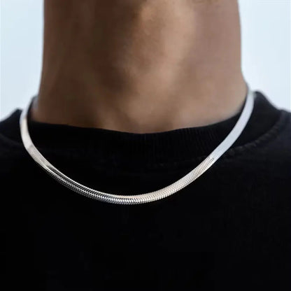 Stainless Steel Hip Hop Necklace – Men's Bling Jewelry for Urban Style