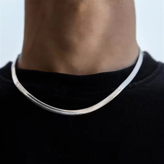 Stainless Steel Hip Hop Necklace – Men's Bling Jewelry for Urban Style
