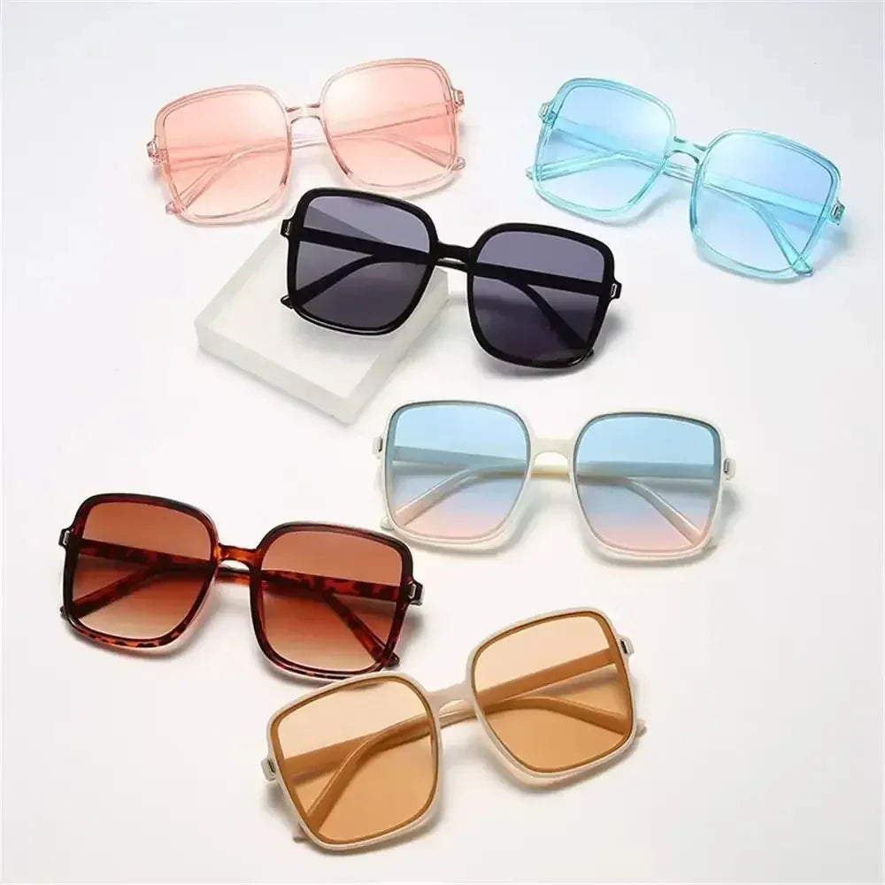 Oversized Sunglasses Retro Glam – Stylish UV Protection Fashion Eyewear