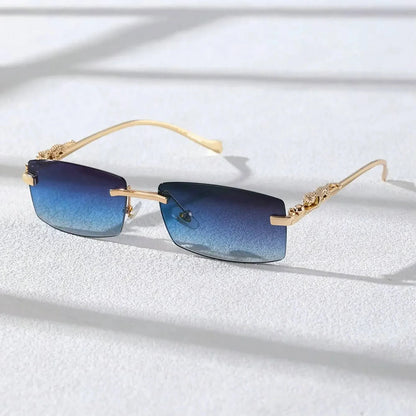 Rimless Square Glasses – Chic Lightweight Stylish Eyewear