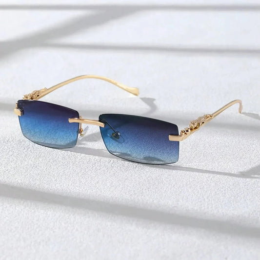 Rimless Square Glasses – Chic Lightweight Stylish Eyewear