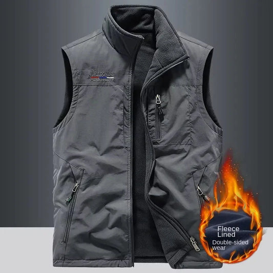 Men's Heated Vest – Casual Warm Jacket for Outdoor Use