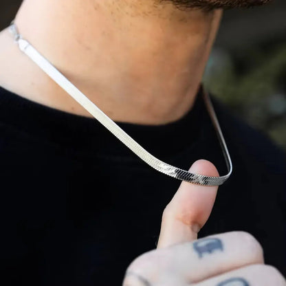 Stainless Steel Hip Hop Necklace – Men's Bling Jewelry for Urban Style