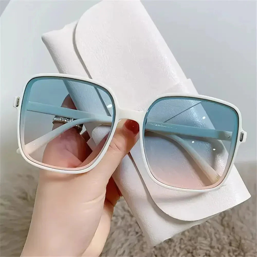 Oversized Sunglasses Retro Glam – Stylish UV Protection Fashion Eyewear