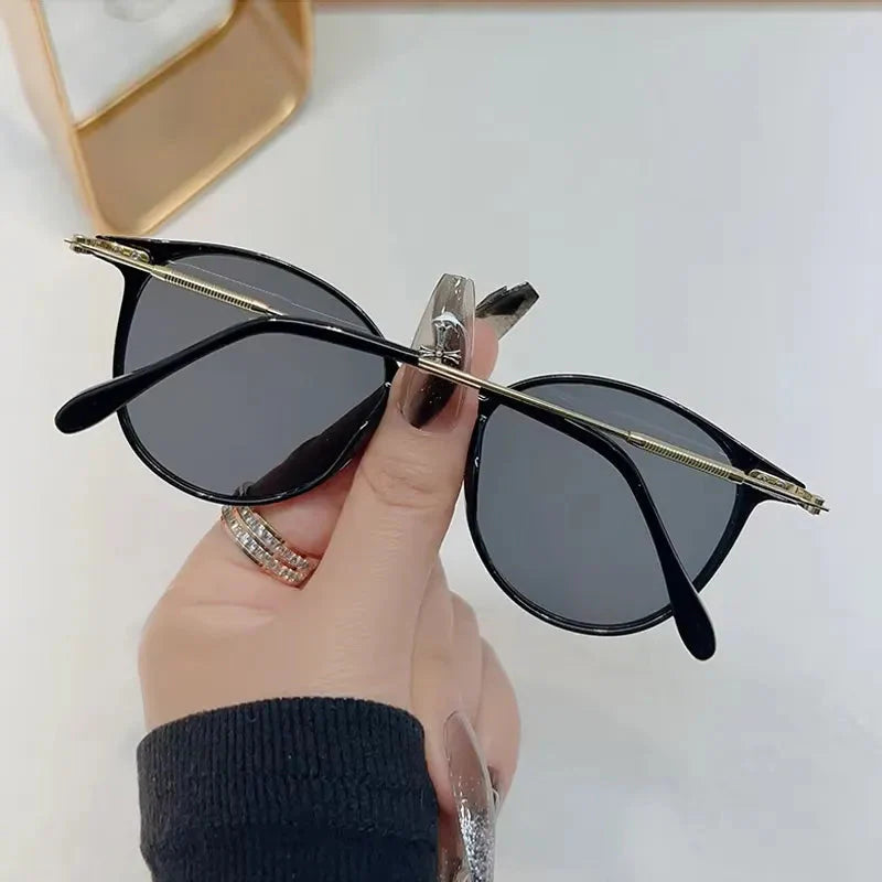 Round Sunglasses Women – Chic Retro Style UV Protection