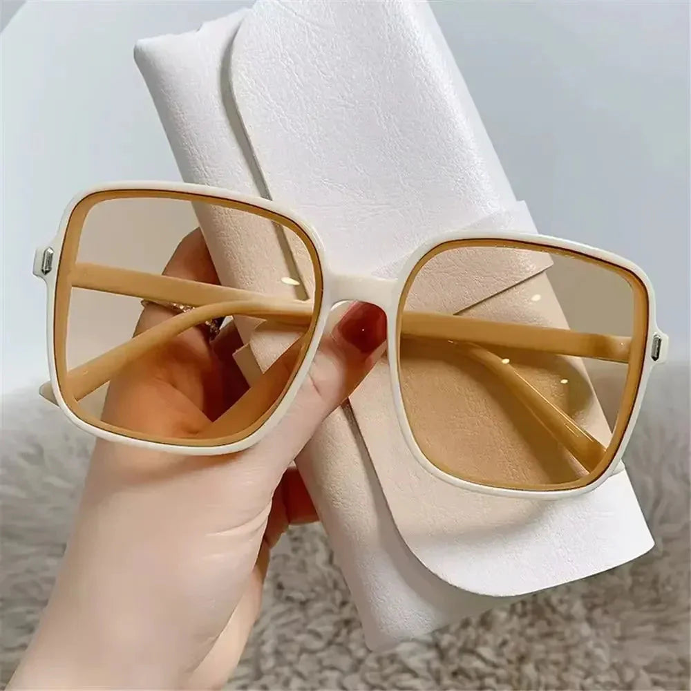 Oversized Sunglasses Retro Glam – Stylish UV Protection Fashion Eyewear