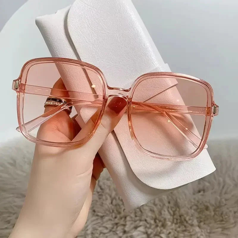 Oversized Sunglasses Retro Glam – Stylish UV Protection Fashion Eyewear