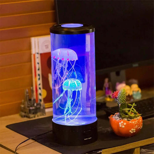 LED Lava Lamp – Jellyfish Mood Light for Relaxation