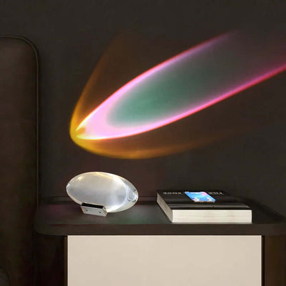 Nightstand Lamp with Star Projector – Crystal Design for Bedroom Decor