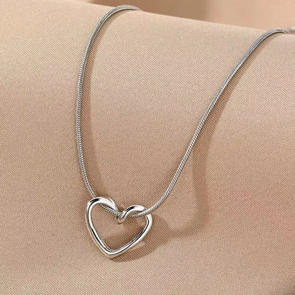 Heart Pendant Necklace – Sterling Silver Love Jewelry for Women