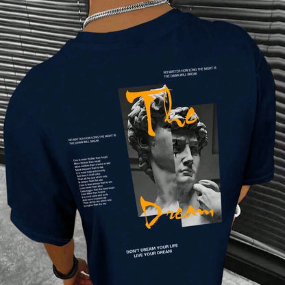 Men's Cotton Tee – Casual Streetwear Shirt