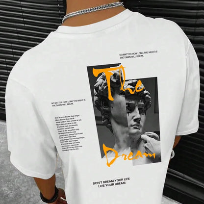 Men's Cotton Tee – Casual Streetwear Shirt