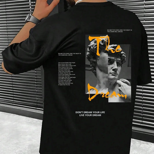 Men's Cotton Tee – Casual Streetwear Shirt