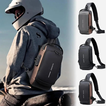 Men's Sling Pack – Anti-Theft Crossbody Bag for Travel