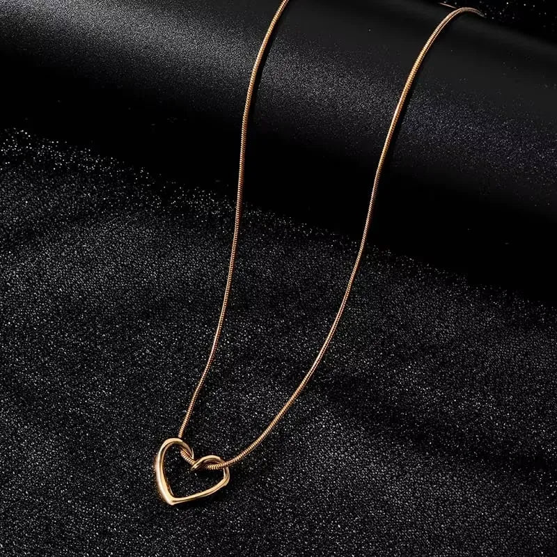 Heart Pendant Necklace – Sterling Silver Love Jewelry for Women