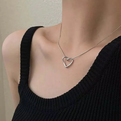 Heart Pendant Necklace – Sterling Silver Love Jewelry for Women