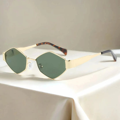Hexagon Sunglasses Trendy – Stylish UV Protection Eyewear