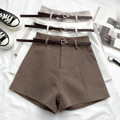 Women's A-Line Shorts – Chic Belted Summer Style