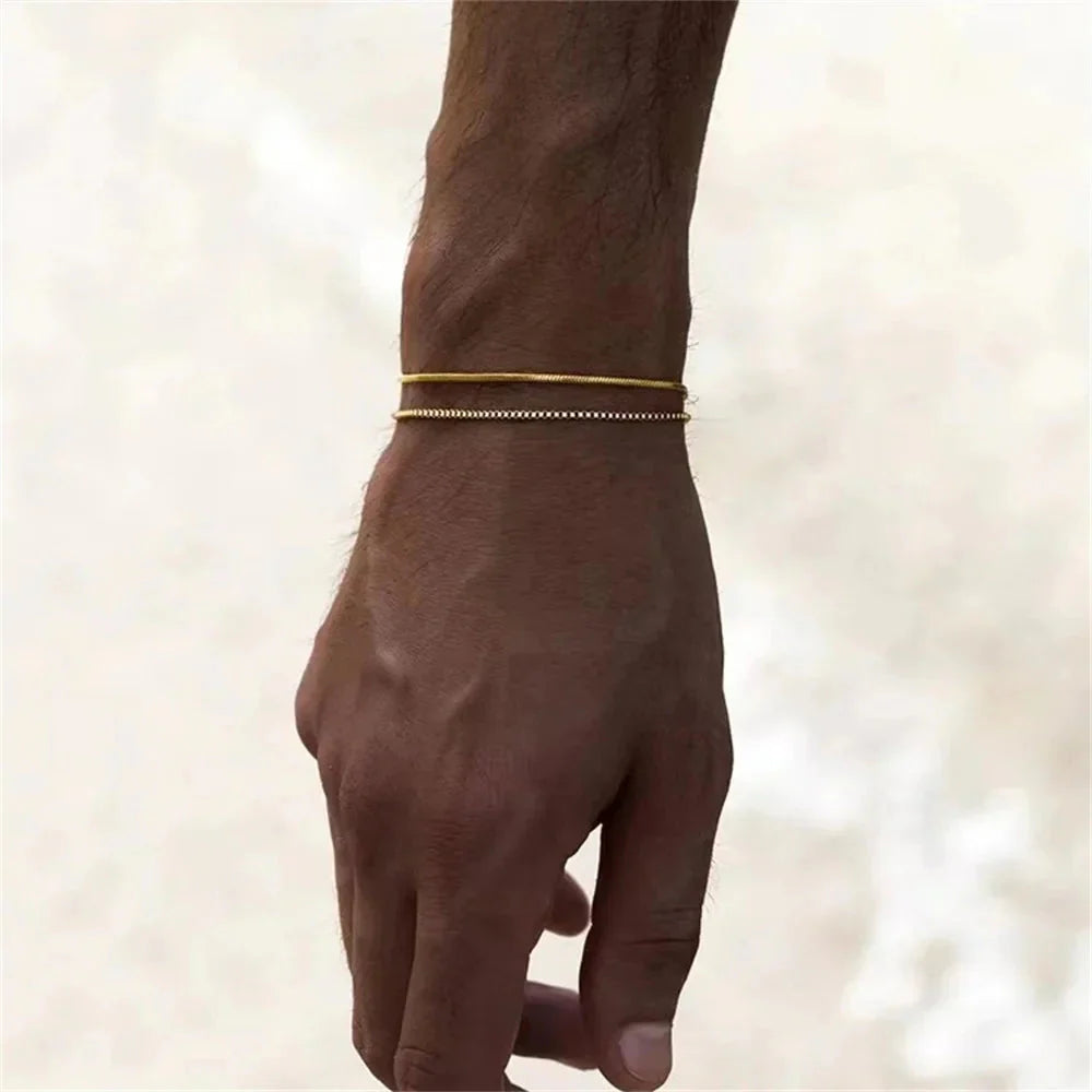 Gold Snake Chain Bracelet – Elegant Jewelry for Women