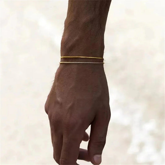 Gold Snake Chain Bracelet – Elegant Jewelry for Women