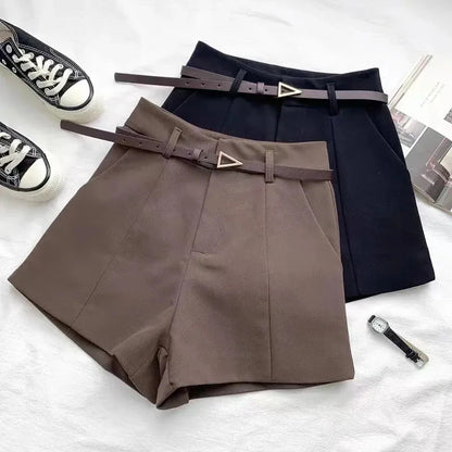 Women's A-Line Shorts – Chic Belted Summer Style